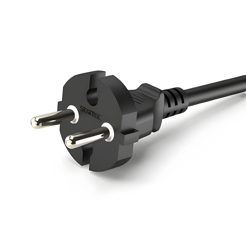 VDE/CE-godkendte europæisk 2-pin & 3-pin strømkabler