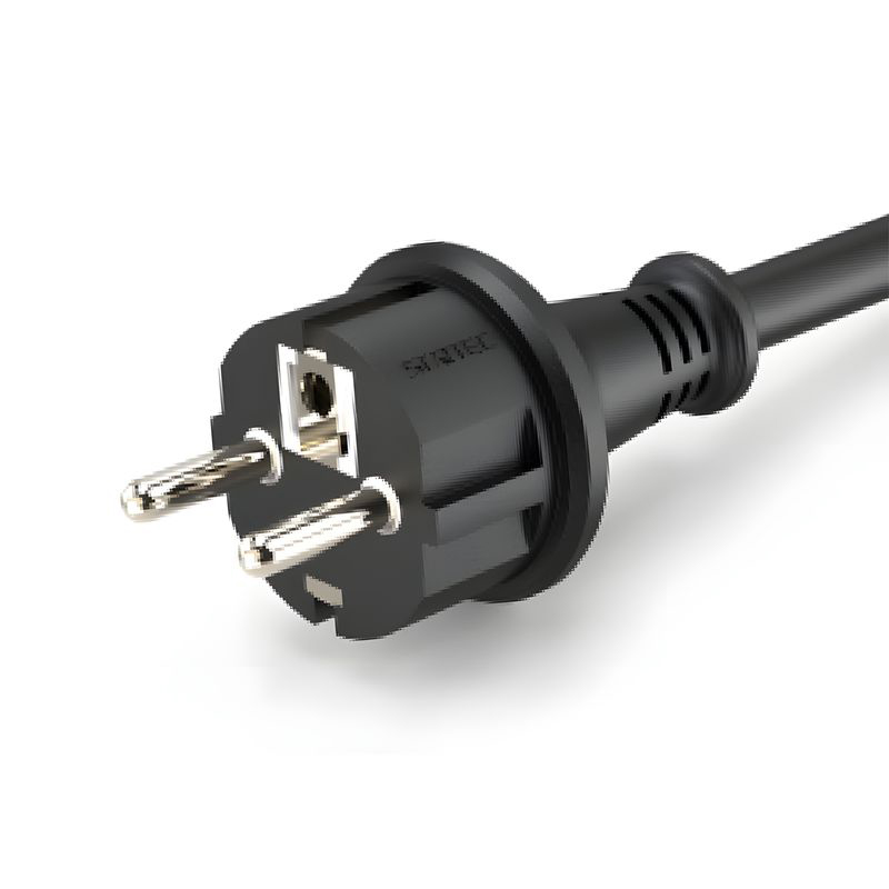 VDE/CE-godkendte europæisk 2-pin & 3-pin strømkabler