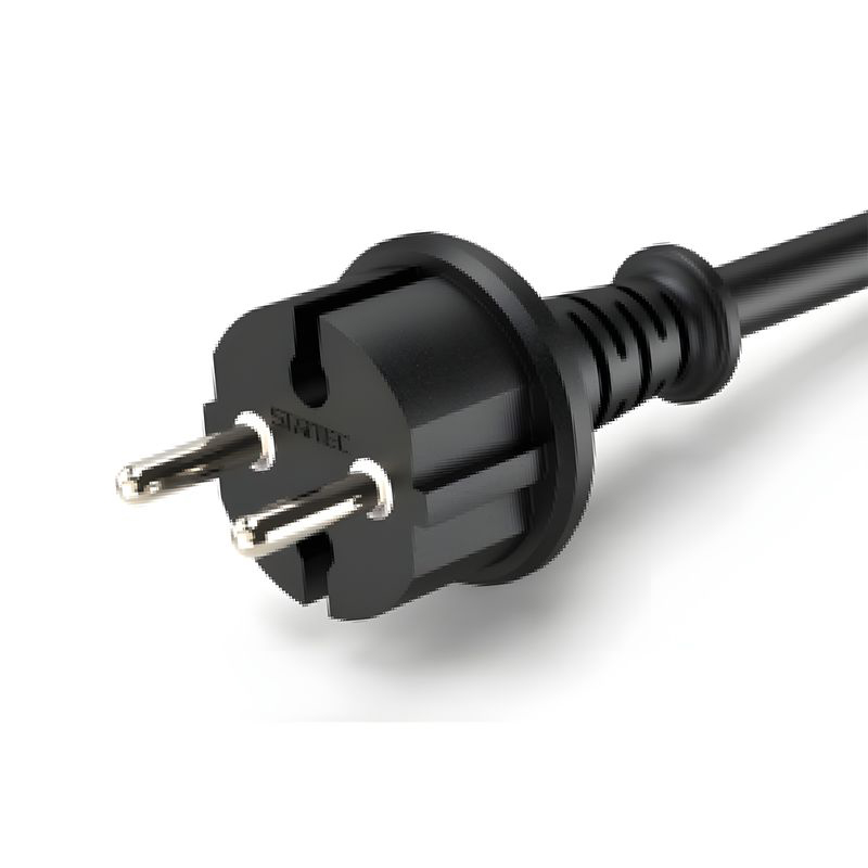 VDE/CE-godkendte europæisk 2-pin & 3-pin strømkabler
